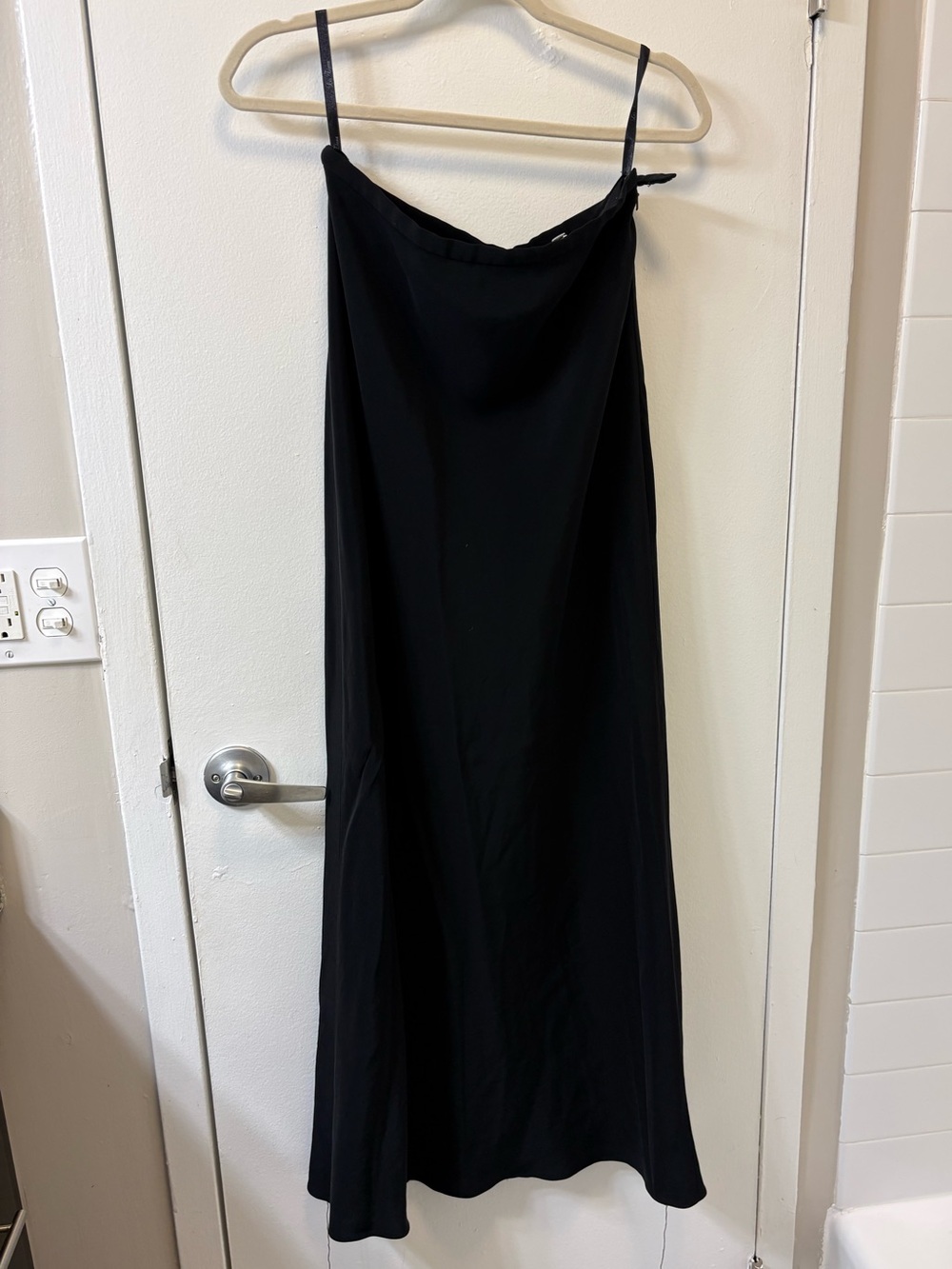 Vintage Black Maxi Skirt